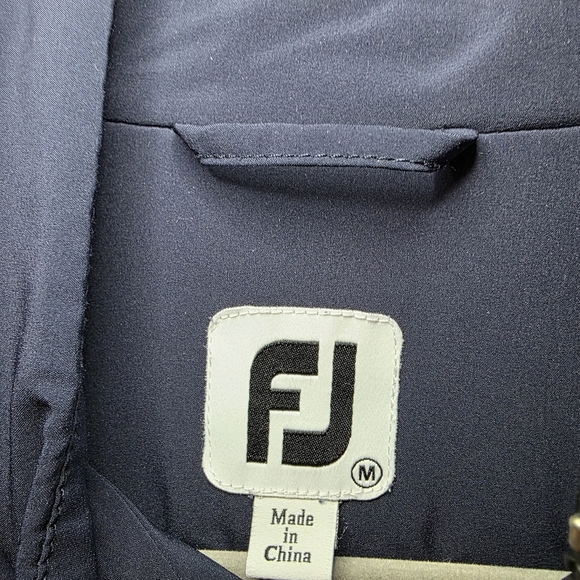 Footjoy FJ Womens Insulated Bomber Jacket Full Zip Golf Navy Blue M - Picture 11 of 12